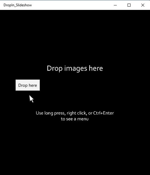 Drop them into DropIn Slideshow